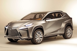 Lexus-Studie LF-NX IAA 2013