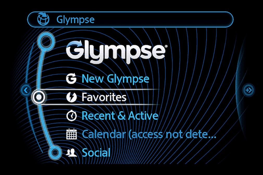 Connected App Glympse für den Mini