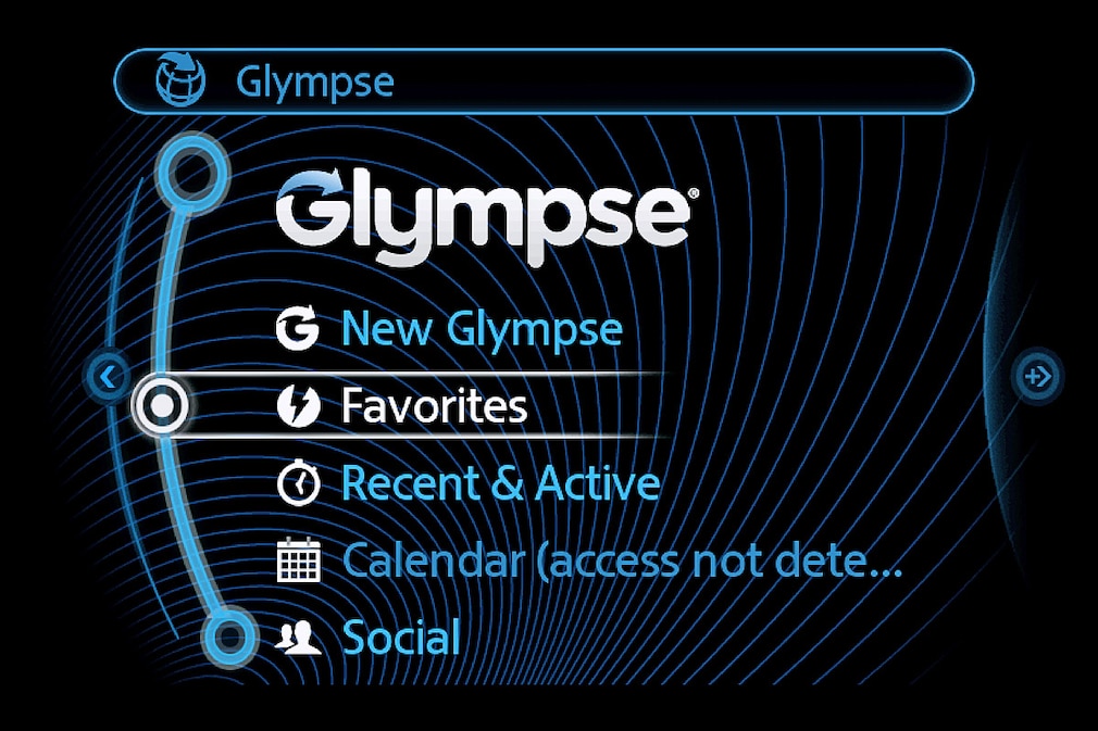 Connected App Glympse für den Mini Connected App Glympse für den Mini