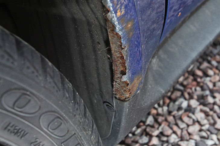 Mercedes A-Klasse 160, Rost