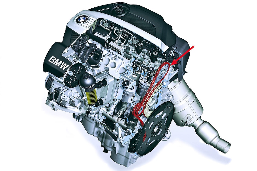 Die Steuerkette schleift bei den BMW Dieselmotoren
