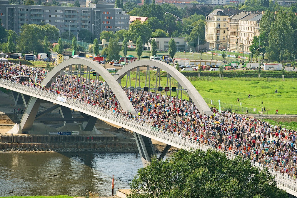 Waldschlößchenbrücke in Dresden