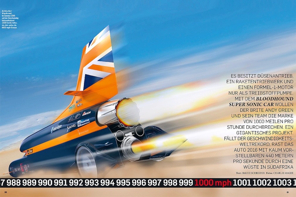 Bloodhound Super Sonic Car