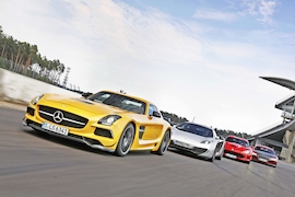 Abt R8 GTR McLaren 12C Coupe Mercedes SLS AMG Black Series SRT Viper