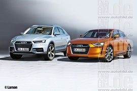 Audi Q3, A3 Vario Illustration