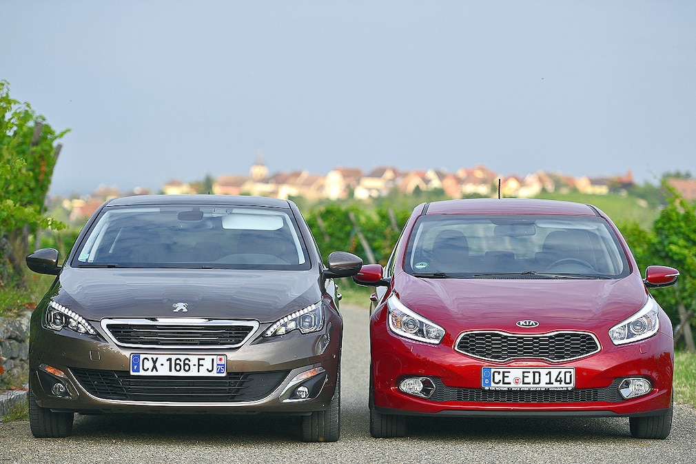 Kia cee'd Peugeot 308