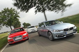 Audi S4 BMW ActiveHybrid 3 Mercedes C-Klasse