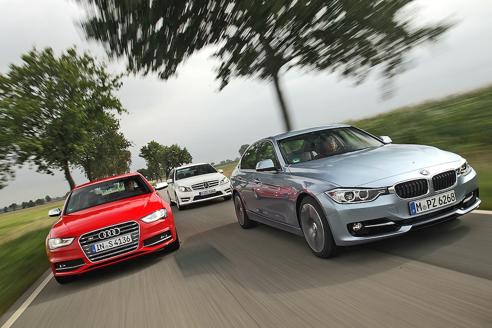 Audi S4 BMW ActiveHybrid 3 Mercedes C-Klasse