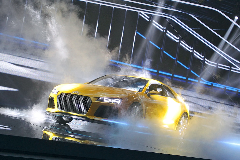 Der neue Sport Quattro Concept von Audi, aufgenommen am 10.09.2013 beim Pressetag der Internationalen Automobilausstellung IAA