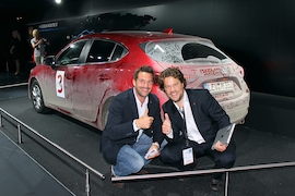 Mazda3 von der Hiroshima - Frankfurt Tour