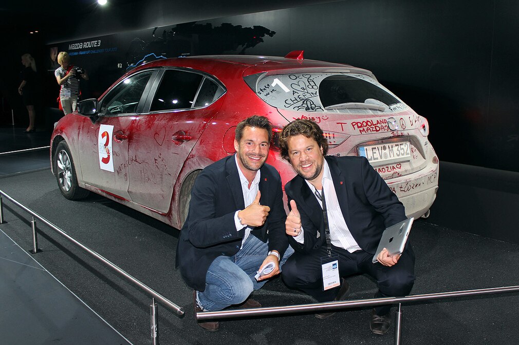 Mazda3 von der Hiroshima - Frankfurt Tour