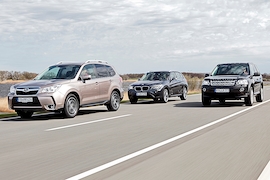 BMW X1 Land Rover Freelander Subaru Forester