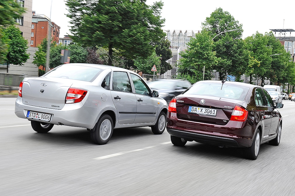 Lada Granta Skoda Rapid