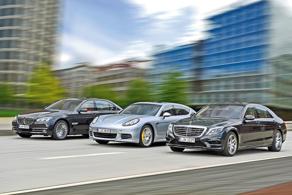 BMW 7er Mercedes S-Klasse Porsche Panamera