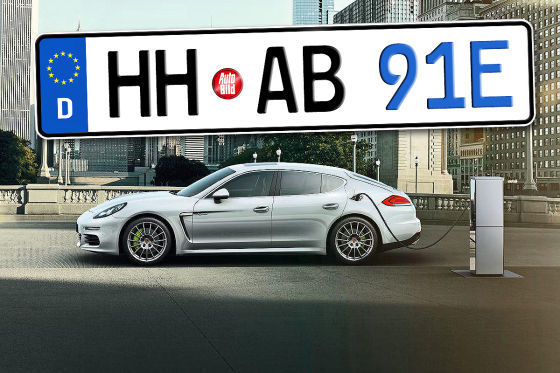 Kennzeichnung von Elektro-Autos