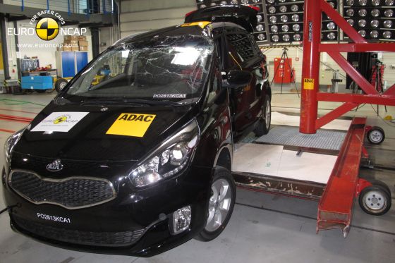 Kia Carens im Euro NCAP-Crashtest (September 2013)