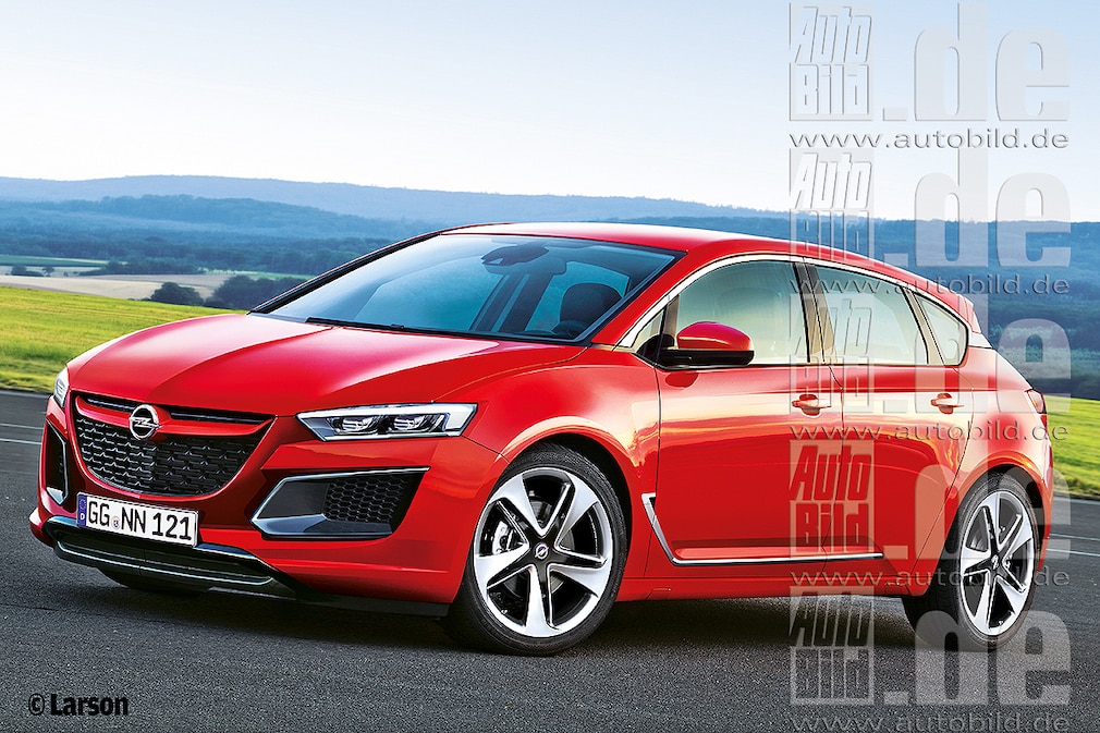 Opel Astra Illustration
