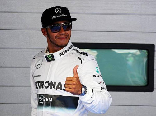 Lewis Hamilton zeigte sich mit seinem zweiten Rang sehr zufrieden