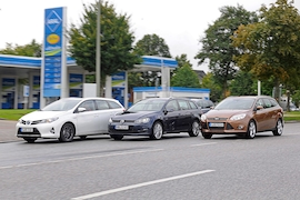 Ford Focus Toyota Auris VW Golf