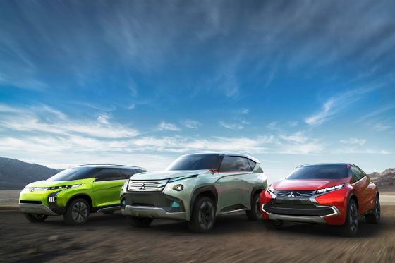 Mitsubishi Concept GC-PHEV, Concept XR-PHEV und Concept AR