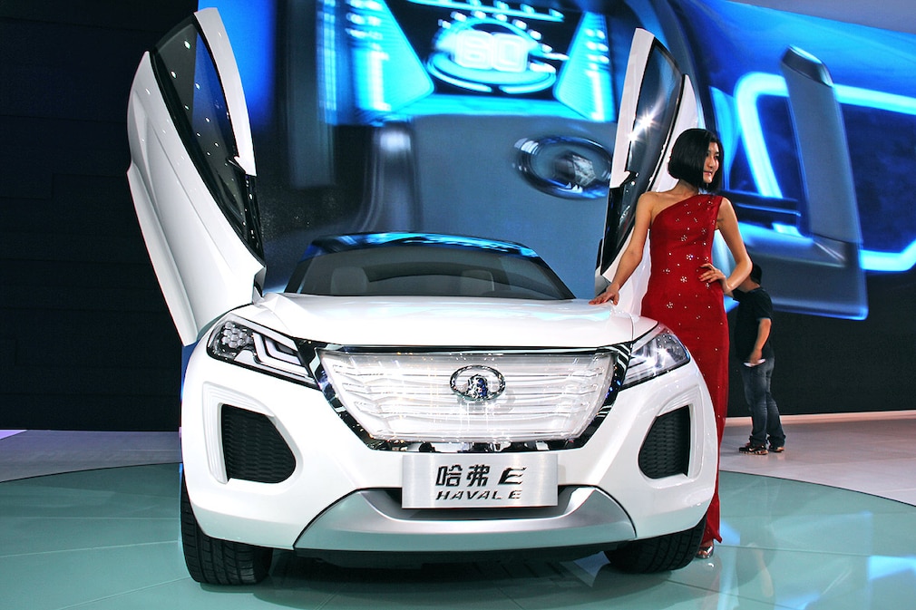 China's Great Wall Auto shows a concept car