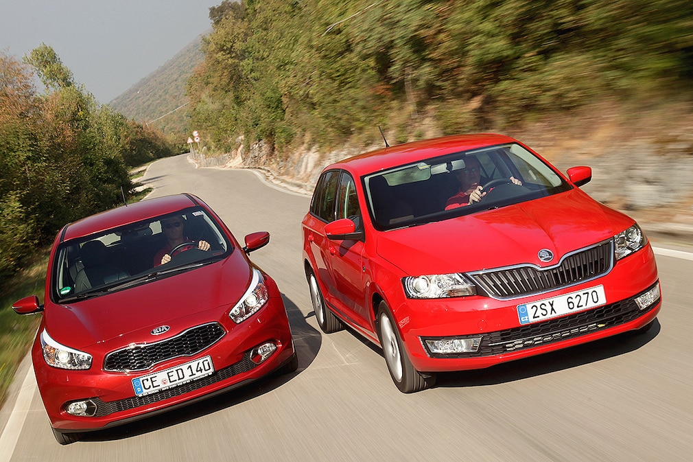 Kia Ceed Skoda Rapid Spaceback