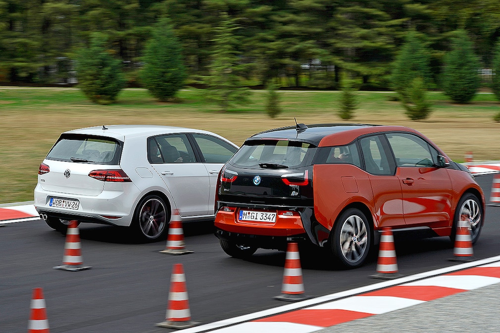 VW Golf GTD BMW i3