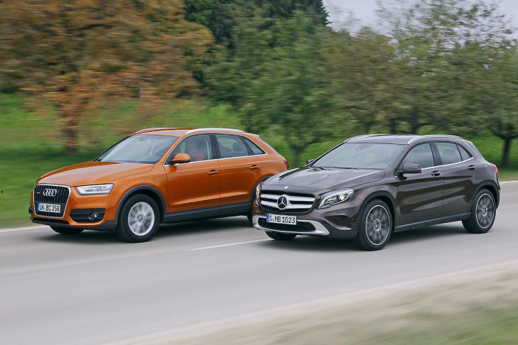 Audi Q3 Mercedes GLA