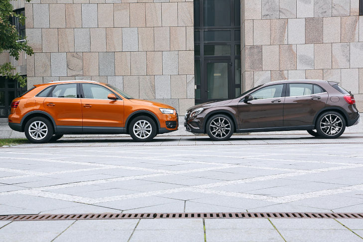 Audi Q3 Mercedes GLA