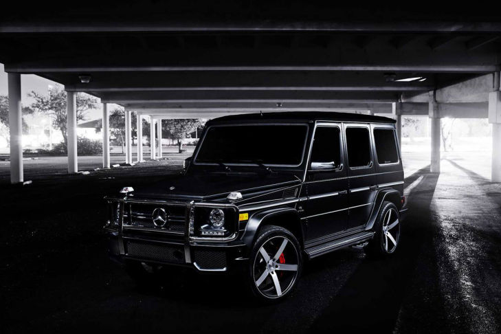 Mercedes G-Klasse auf Vossen VVSCV3 Mercedes G-Klasse auf Vossen VVSCV3