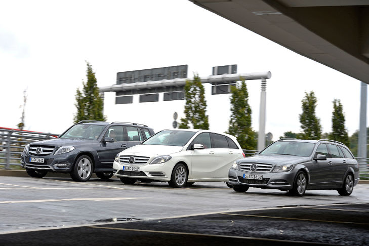 Mercedes GLK Mercedes B-Klasse Mercedes C-Klasse