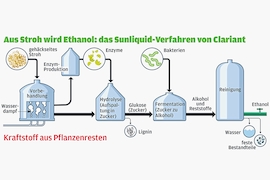 Kraftstoff aus Pflanzenresten