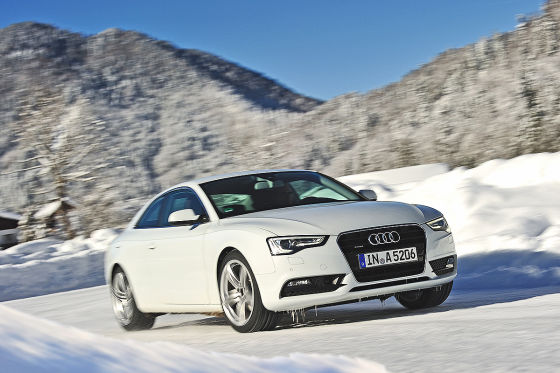 Audi A5 mit Michelin Wintereifen