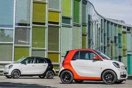 Smart fortwo Frontansicht (Illustration)