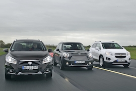 Chevrolet Trax Mini Countryman Suzuki SX4