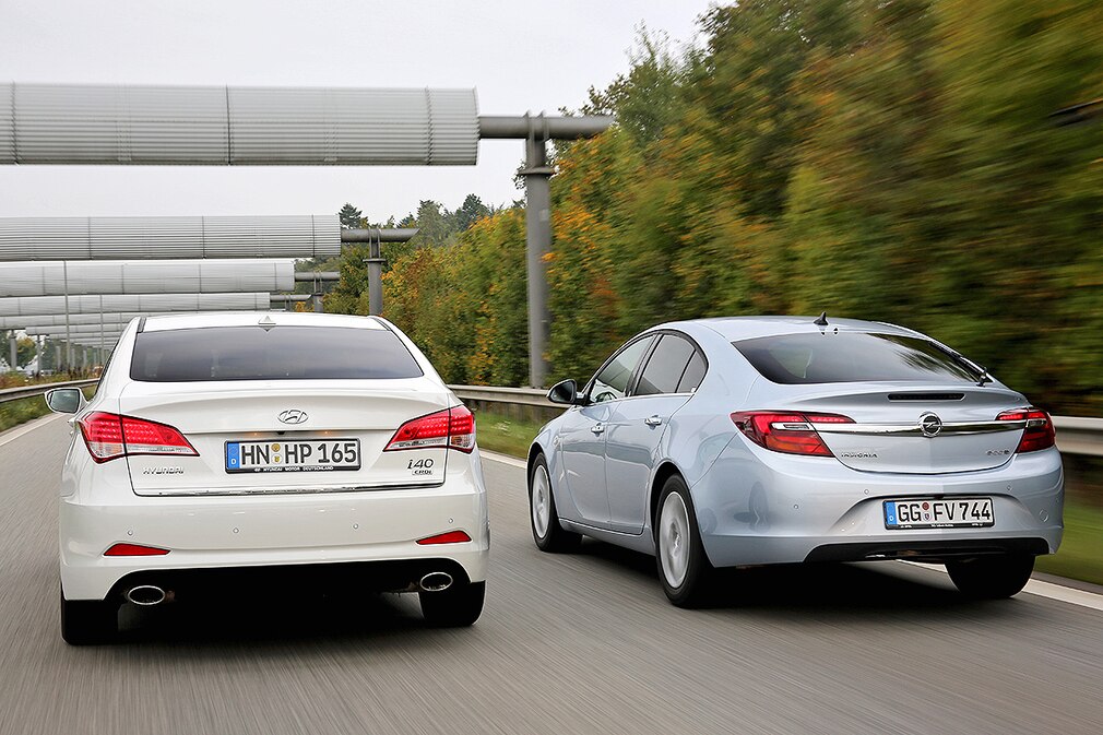 Hyundai i40 Opel Insignia