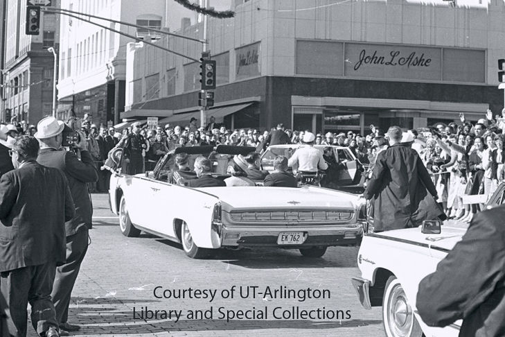 Präsident Kennedy in Fort Worth am 22. November 1963