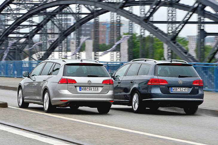 VW Golf Variant VW Passat Variant