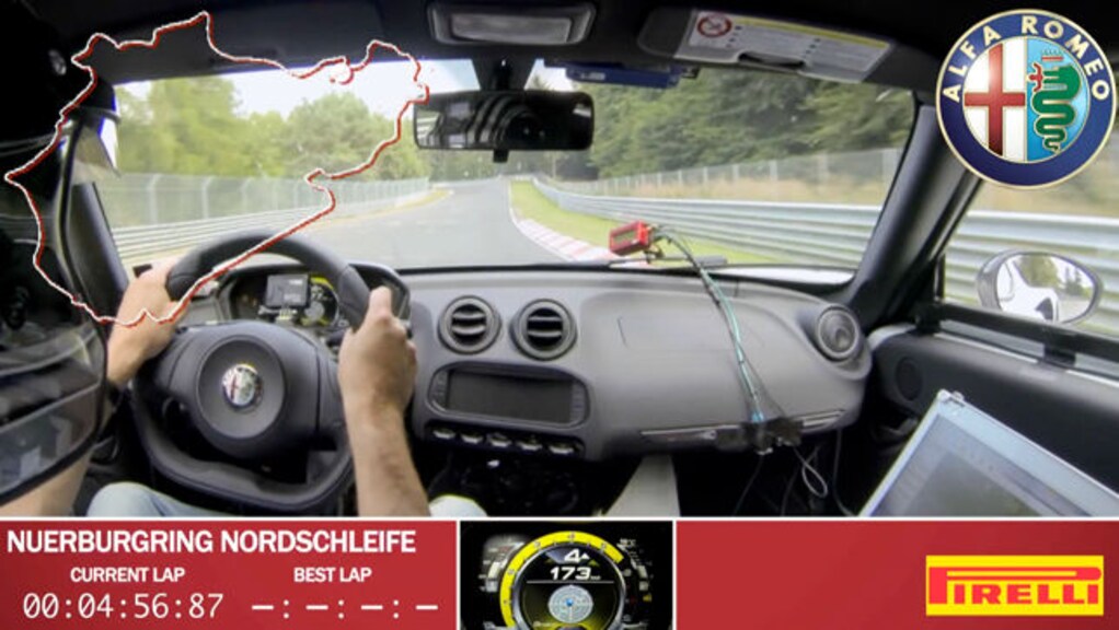 Onboard beim Rundenrekord