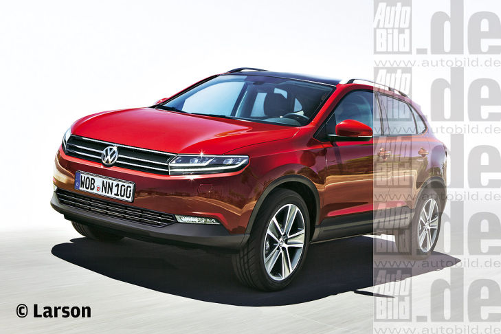 VW Polo Crossover Illustration Vorderansicht