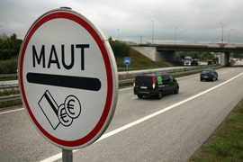 Maut-Schild