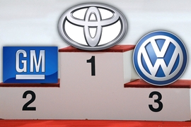 Logos Toyota, GM, VW