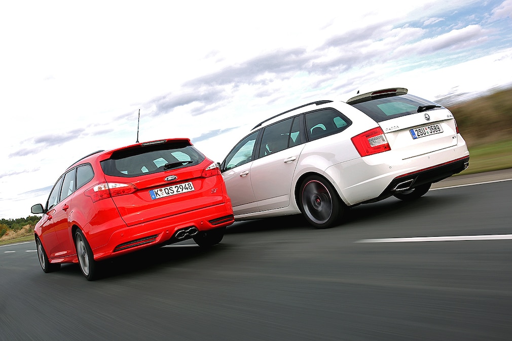 Skoda Octavia Combi RS Ford Focus ST Turnier