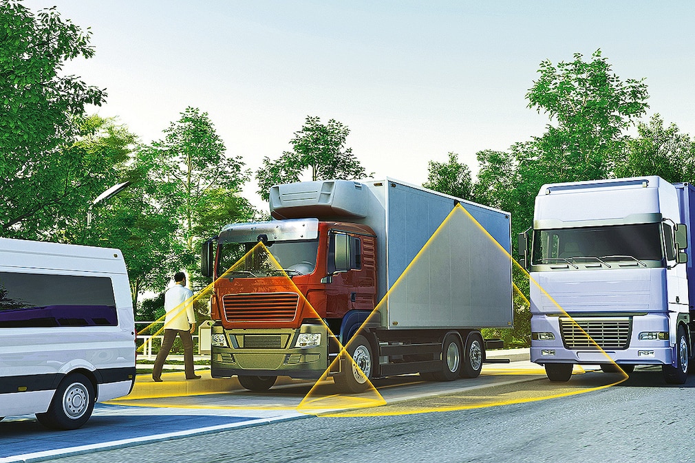 Rundumsicht von Continental bei Lkw
