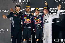 Formel 1 Mark Webber, Sebastian Vettel, Nico Rosberg
