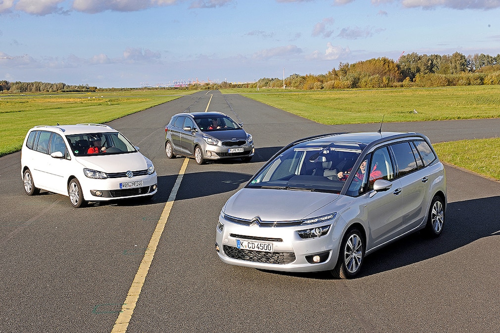 Citroën C4 Grand Picasso Kia Carens VW Touran