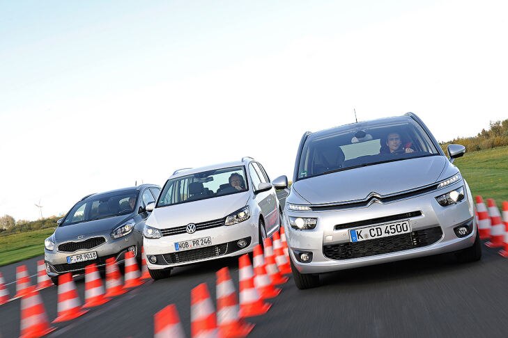 Citroën C4 Grand Picasso Kia Carens VW Touran