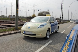 Nissan Leaf E-Taxi Hamburg
