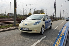 Nissan Leaf E-Taxi Hamburg