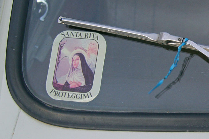 Verklebte Frontscheiben Heilige